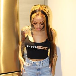 Blonde Highlights Closure Wig